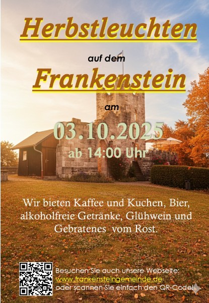Herbstleuchten auf dem Frankenstein